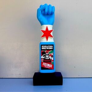 Revolution Brewing A Little Crazy, Belgian Style Pale Ale Tap Handle.